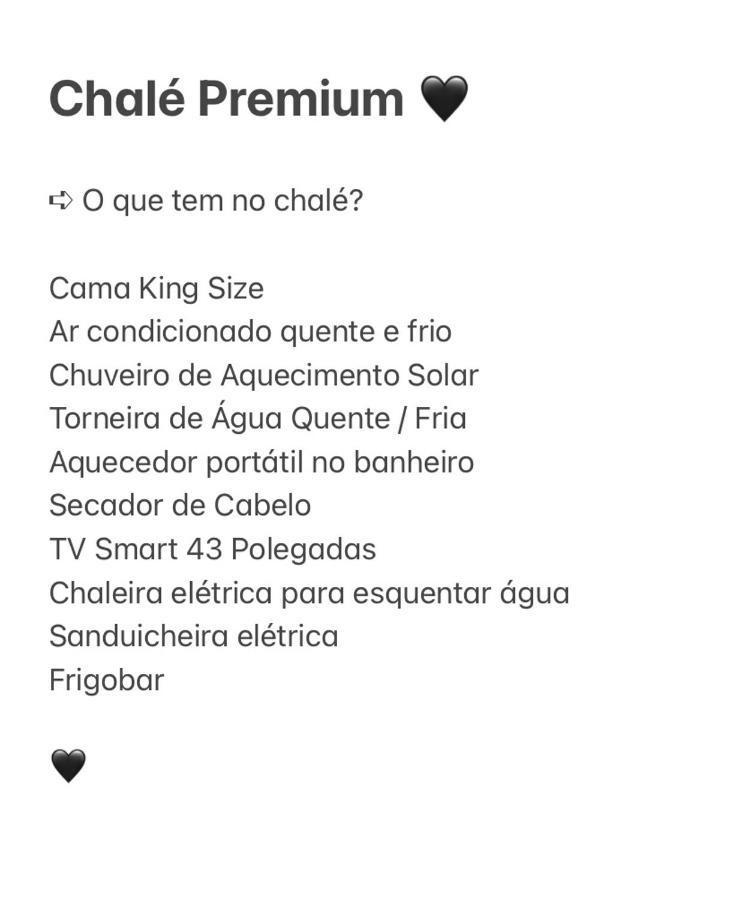 Aconchego do Sereno Exclusive Chales Urubici Exterior foto